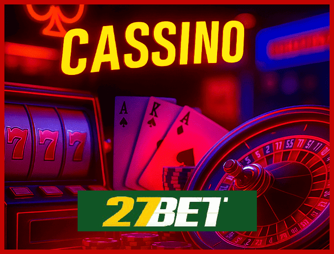 Imagem mostrando o cassino ao vivo da 27BET com dealers reais conduzindo jogos de mesa