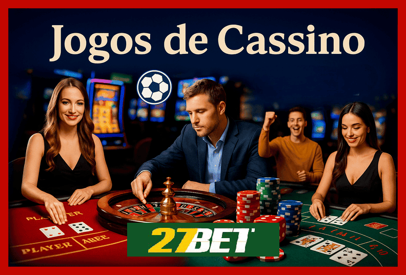 Imagem ilustrativa mostrando a plataforma 27BET com variedade de jogos online e provedores populares.